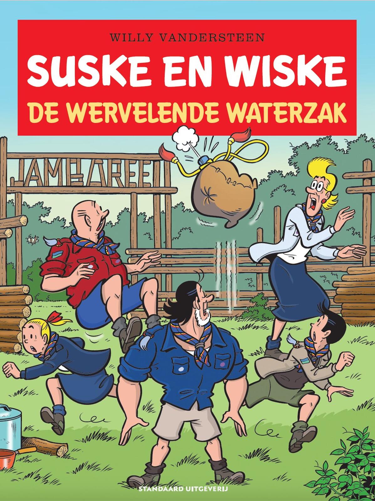 Jamboreestrip Suske en Wiske De Wervelende Waterzak